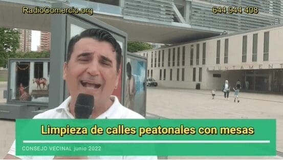 Limpieza de las calle peatonales en Benidorm Limpieza de las calle peatonales en Benidorm