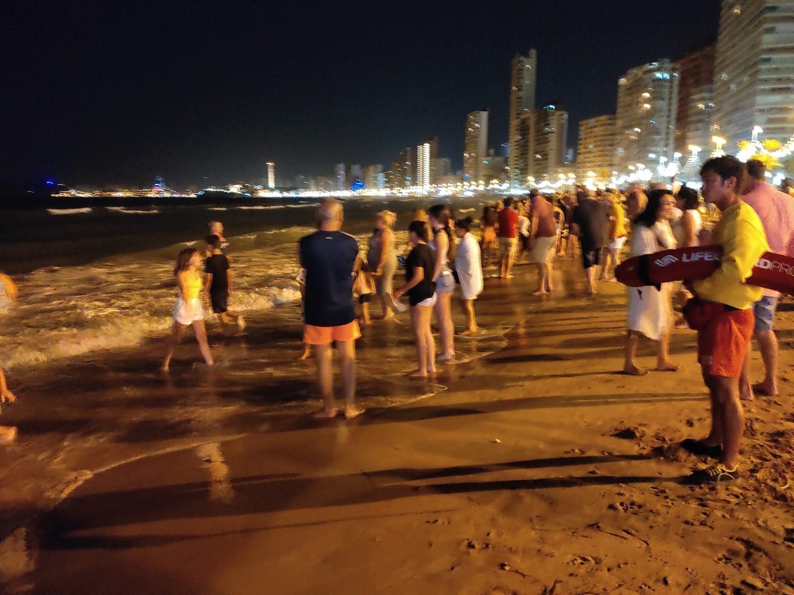 Víspera de san juan en Benidorm
