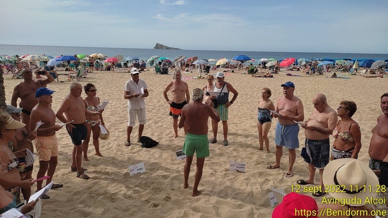 Coro en Benidorm 3ª edad