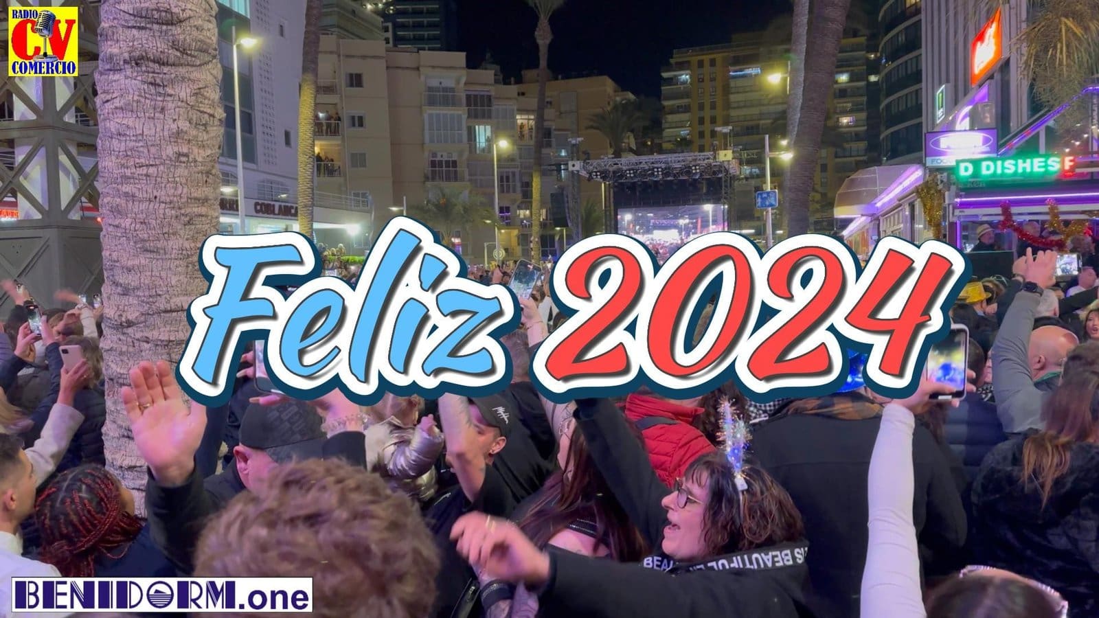 Benidorm noche vieja fin 2023 comienzo 2024