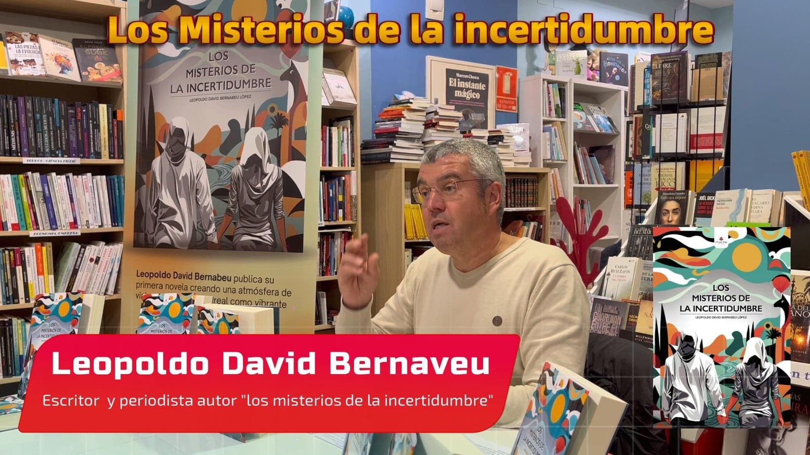 Leopoldo David Bernabéu López presenta su exitoso libro «Los Misterios de la Incertidumbre» en Altea Leopoldo David Bernabéu López presenta su exitoso libro «Los Misterios de la Incertidumbre» en Altea