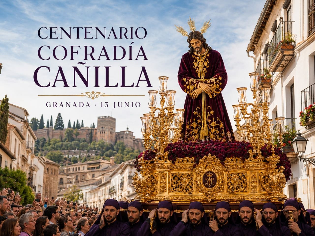 La Cañilla cumple 100 años: Granada se rinde ante el Señor de la Humildad
