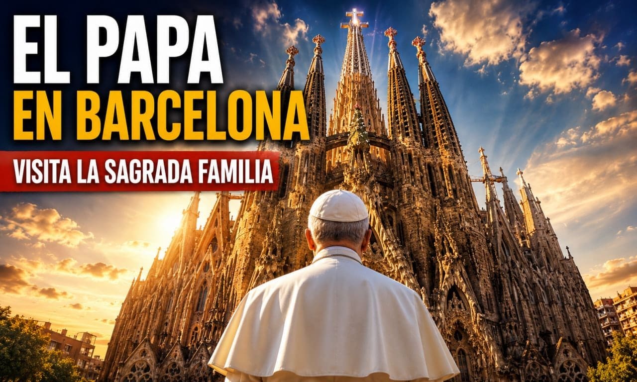 Miles de personas reciben al Papa León XIV en Barcelona