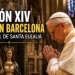 Miles de fieles acompañan a León XIV en un momento histórico en el corazón de Barcelona