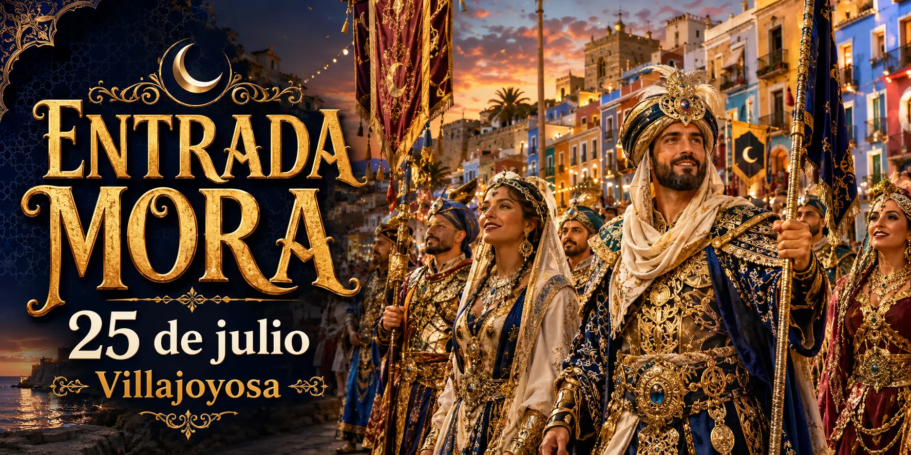 Entrada mora en Villajoyosa Entrada mora en Villajoyosa